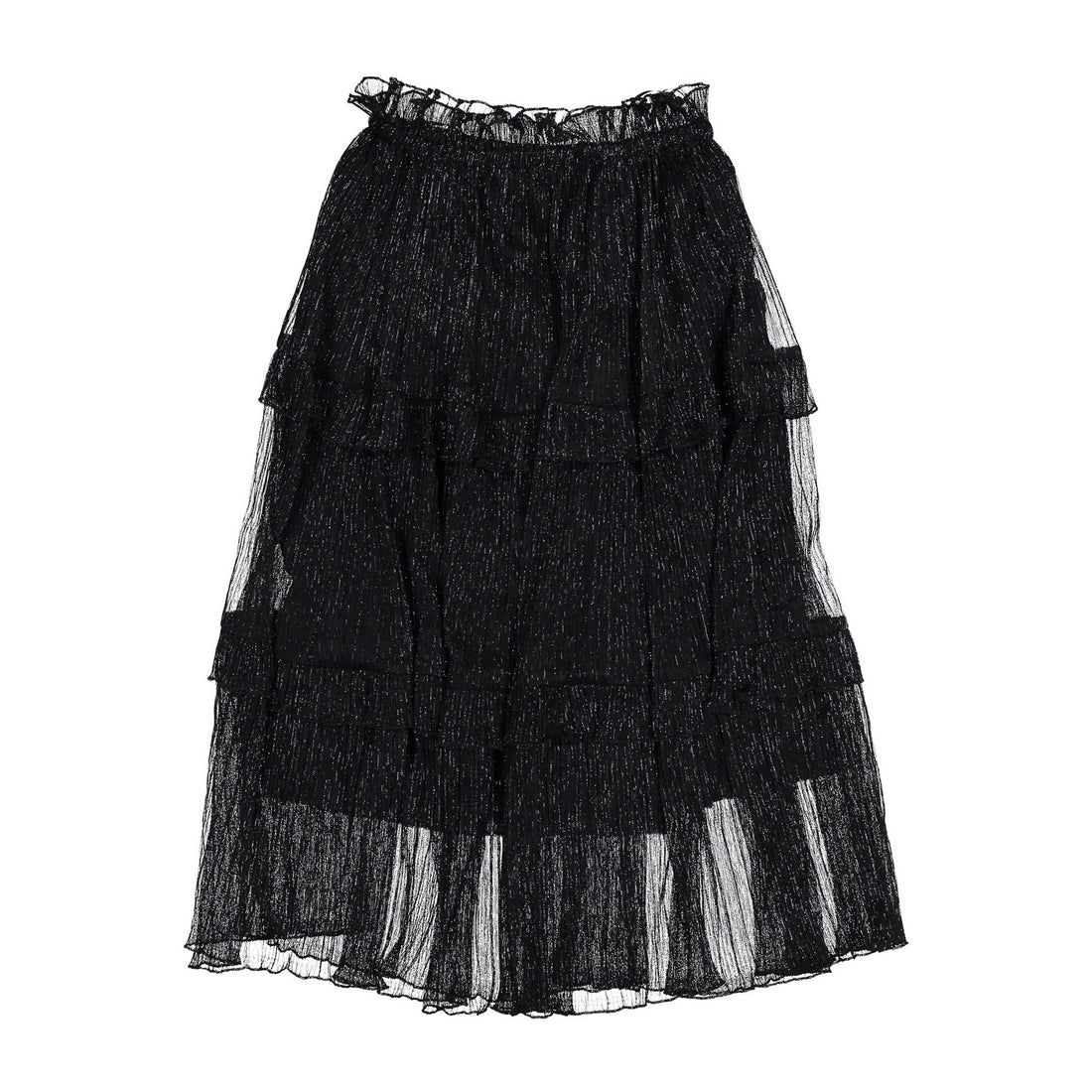 Venera Arapu Black Lurex Glowjoy Skirt