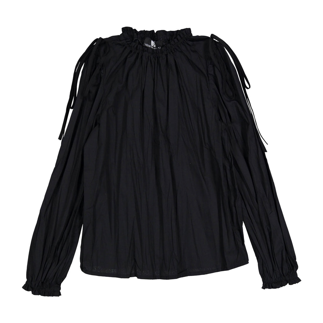 Venera Arapu Black Poplin Mindycloud Blouse