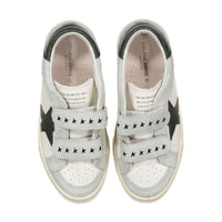 Golden Goose White/Green May School Napa Strap Sneaker