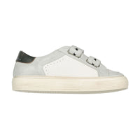 Golden Goose White/Green May School Napa Strap Sneaker
