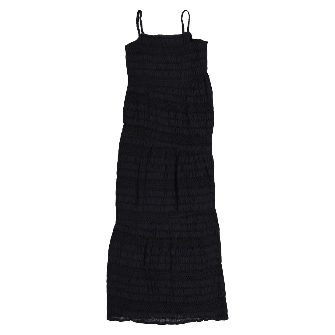 and tmrw Black Velvet Lines Maxi Jumper