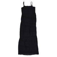 and tmrw Black Velvet Lines Maxi Jumper
