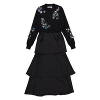 ROWE Layered Dress With Sequined Sweater