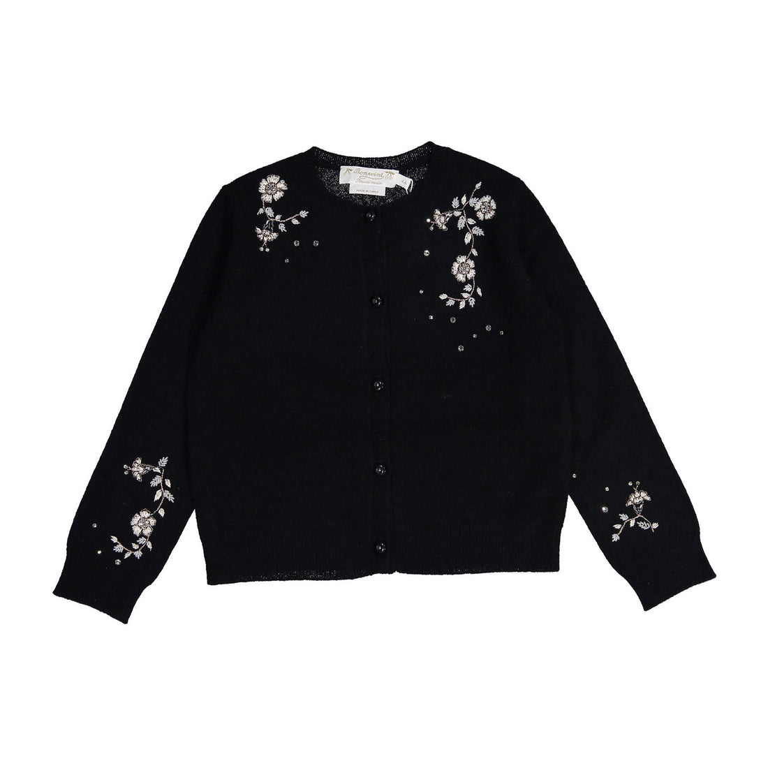 Bonpoint Black Tonia Cardigan