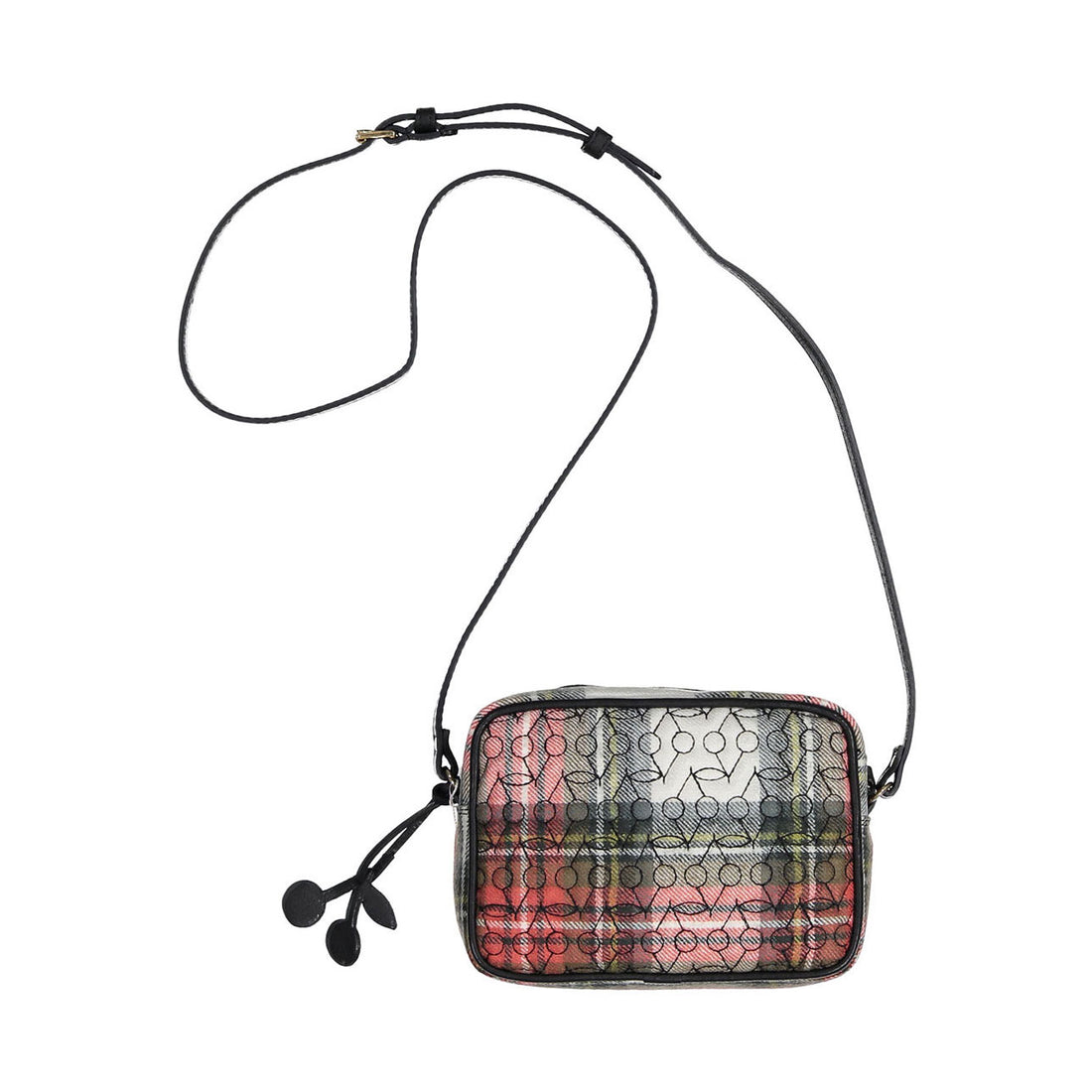 Bonpoint Red Plaid Crossbody Bag