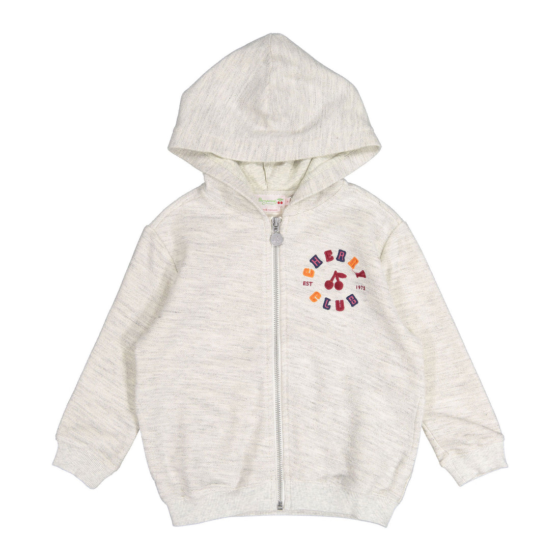 Bonpoint Grey Talent Zip Up Hoodie