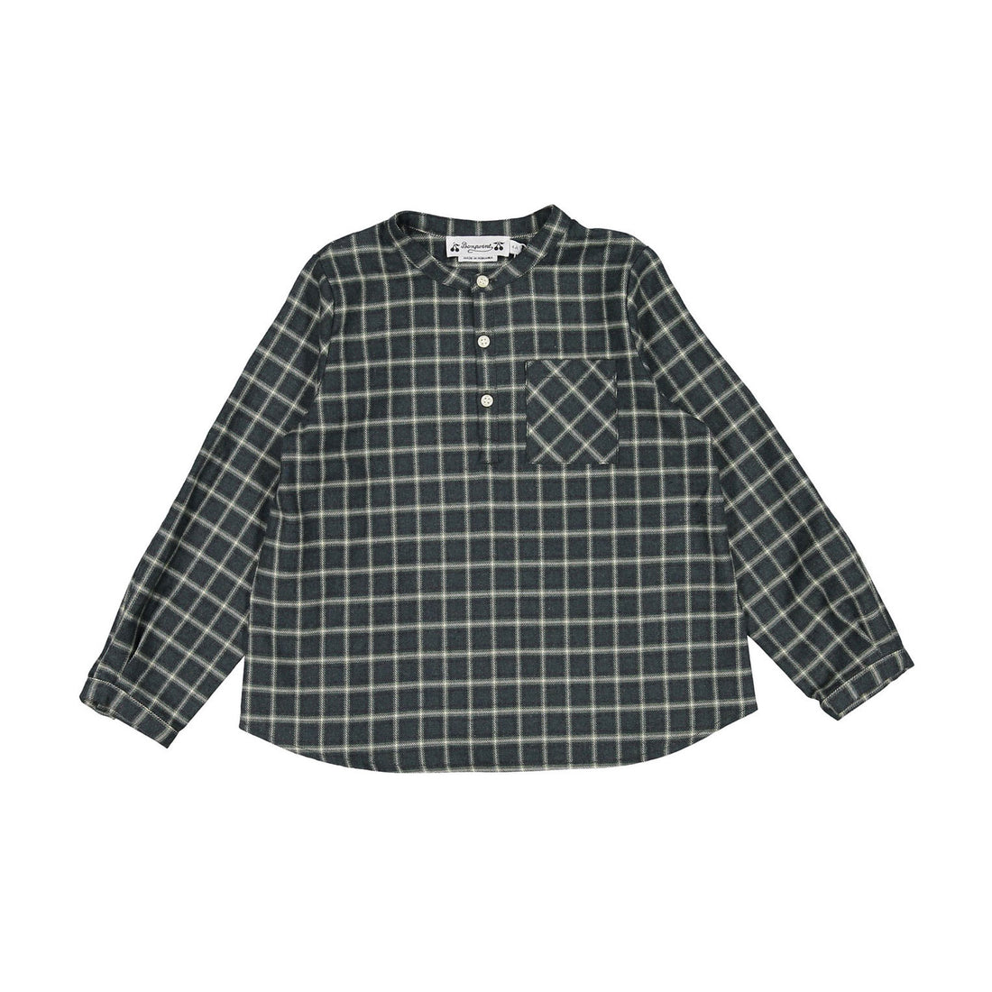 Bonpoint Green Plaid Artiste Shirt