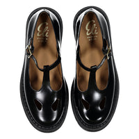 Papanatas Black Chunky School Shoe