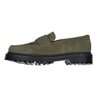 Papanatas Olive Suede Star Chunky Loafer