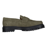 Papanatas Olive Suede Star Chunky Loafer