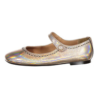 Papanatas Irridescent Dot Detail Mary Janes