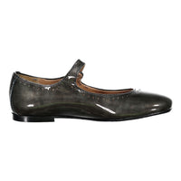 Papanatas Deep Grey Wash Dot Detail Mary Janes