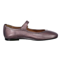 Papanatas Lavender Metallic Dot Detail Mary Janes