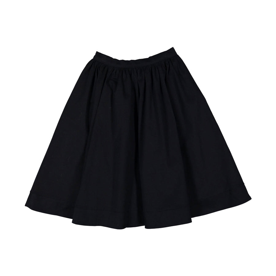 The Middle Daughter Black Taffeta In Full Swing Skirt