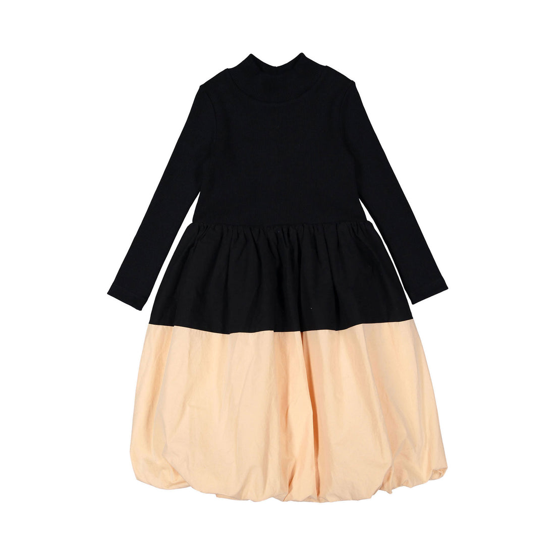 The Middle Daughter Black Taffeta Bellini Balls In The Air Dress