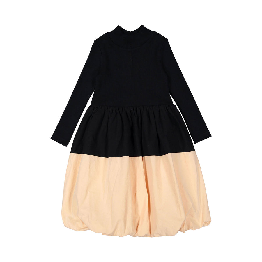 The Middle Daughter Black Taffeta Bellini Balls In The Air Dress