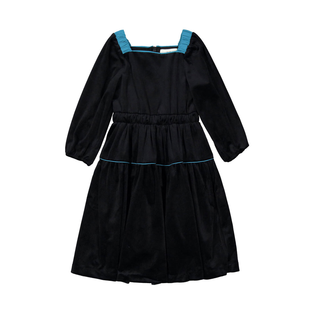 The Middle Daughter Black Velvet In Any Event Dress