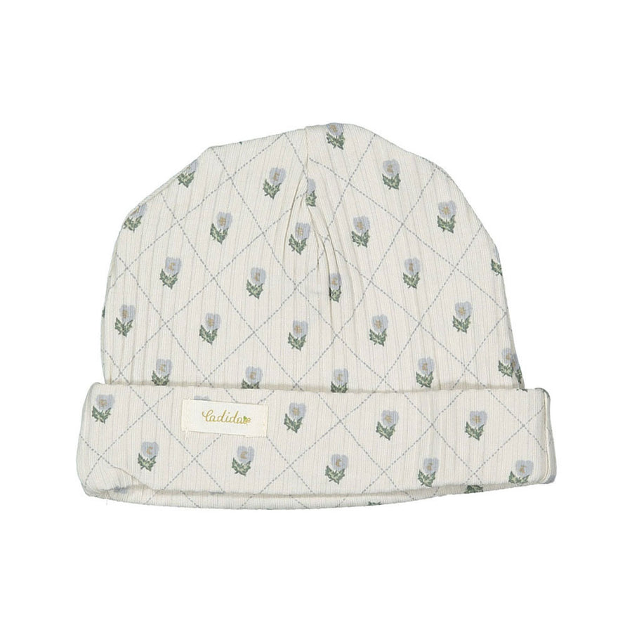 Ladida Layette Blue Grid Hat