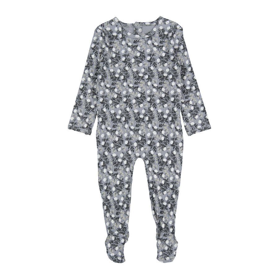 Ladida Layette Blue Clover Footies