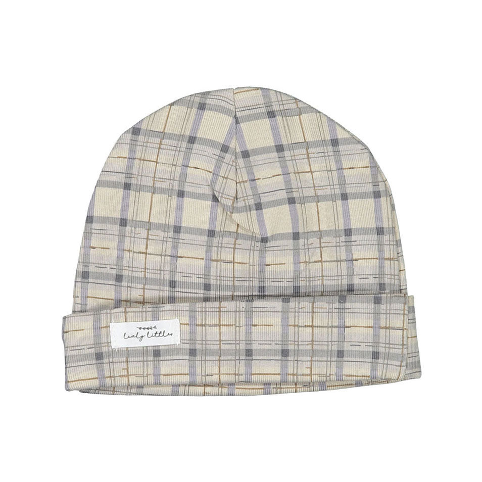Lovely Littles Printed Hat - Tartan