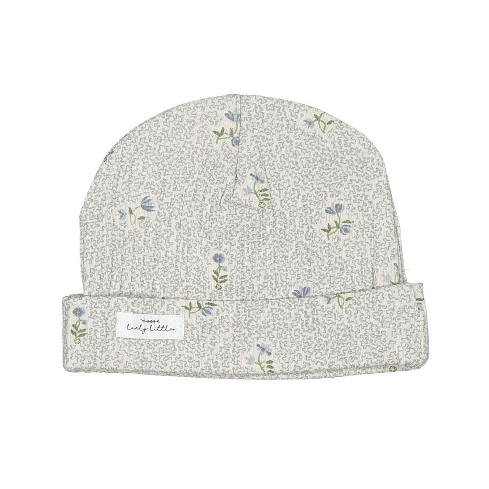 Lovely Littles Printed Hat - Dahlia Blue