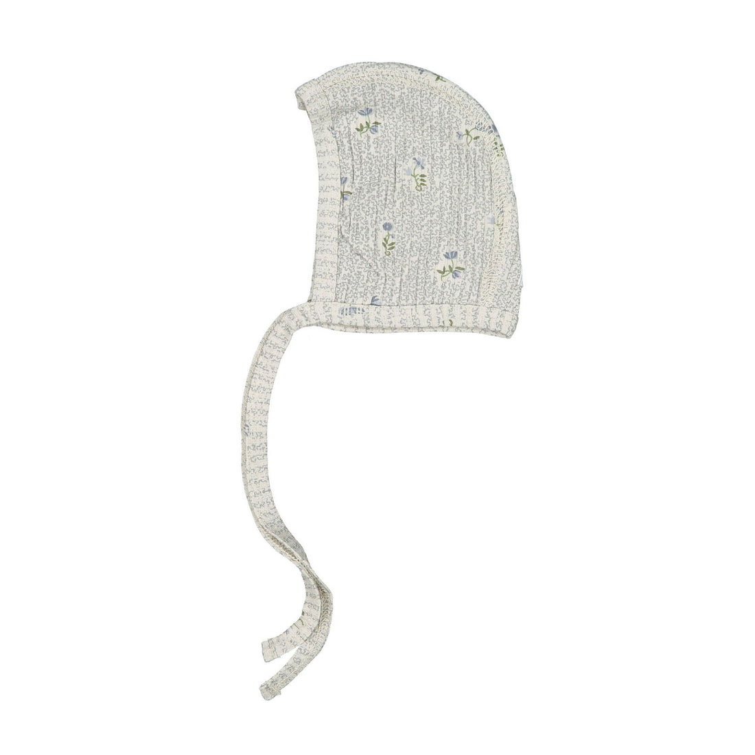 Lovely Littles Printed Bonnet - Dahlia Blue