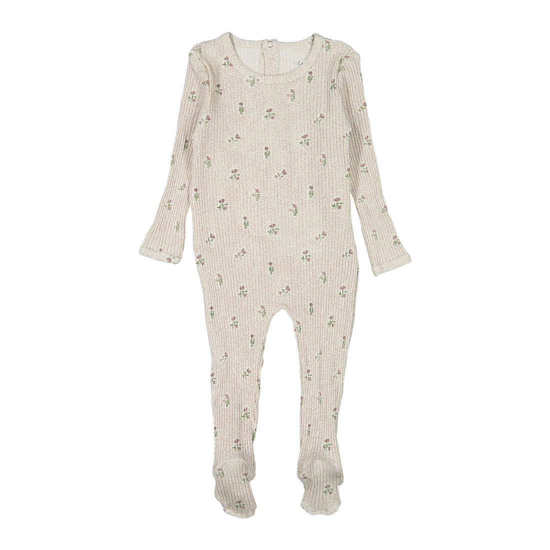 Lovely Littles Printed Romper - Dahlia Pink