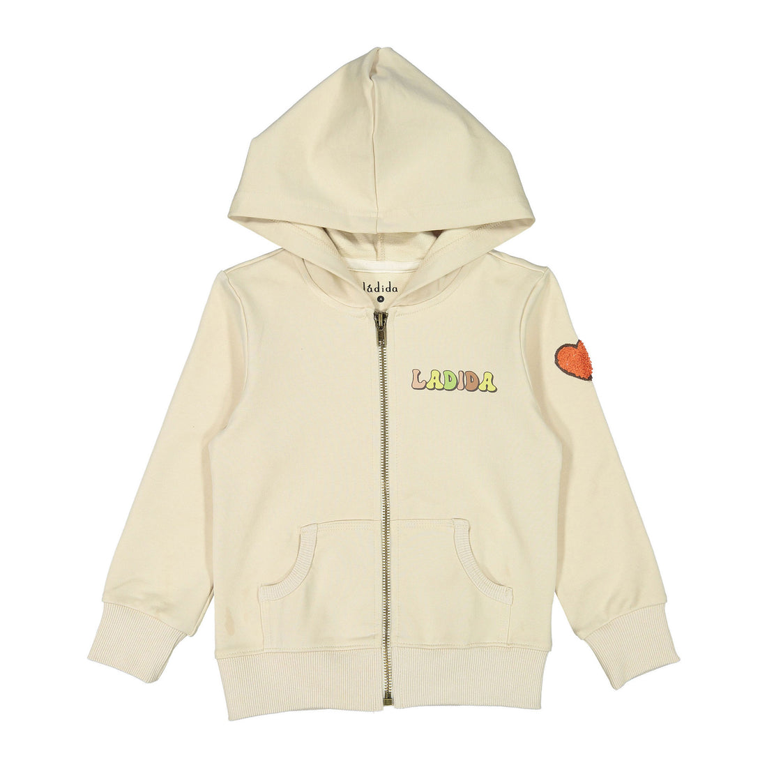 Ladida Layette Heart Zip Up