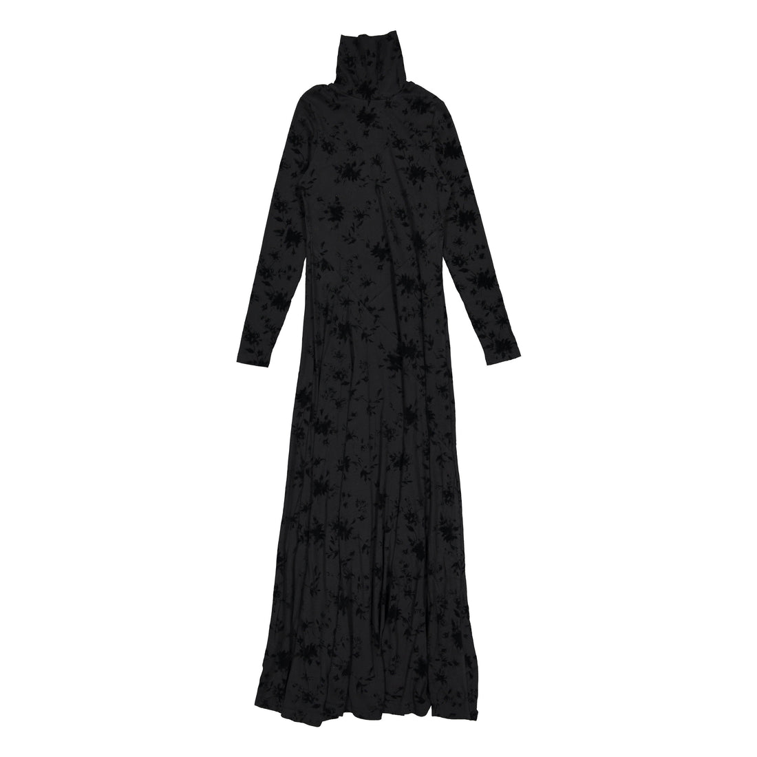 and tmrw Black Velvet Floral Maxi Dress