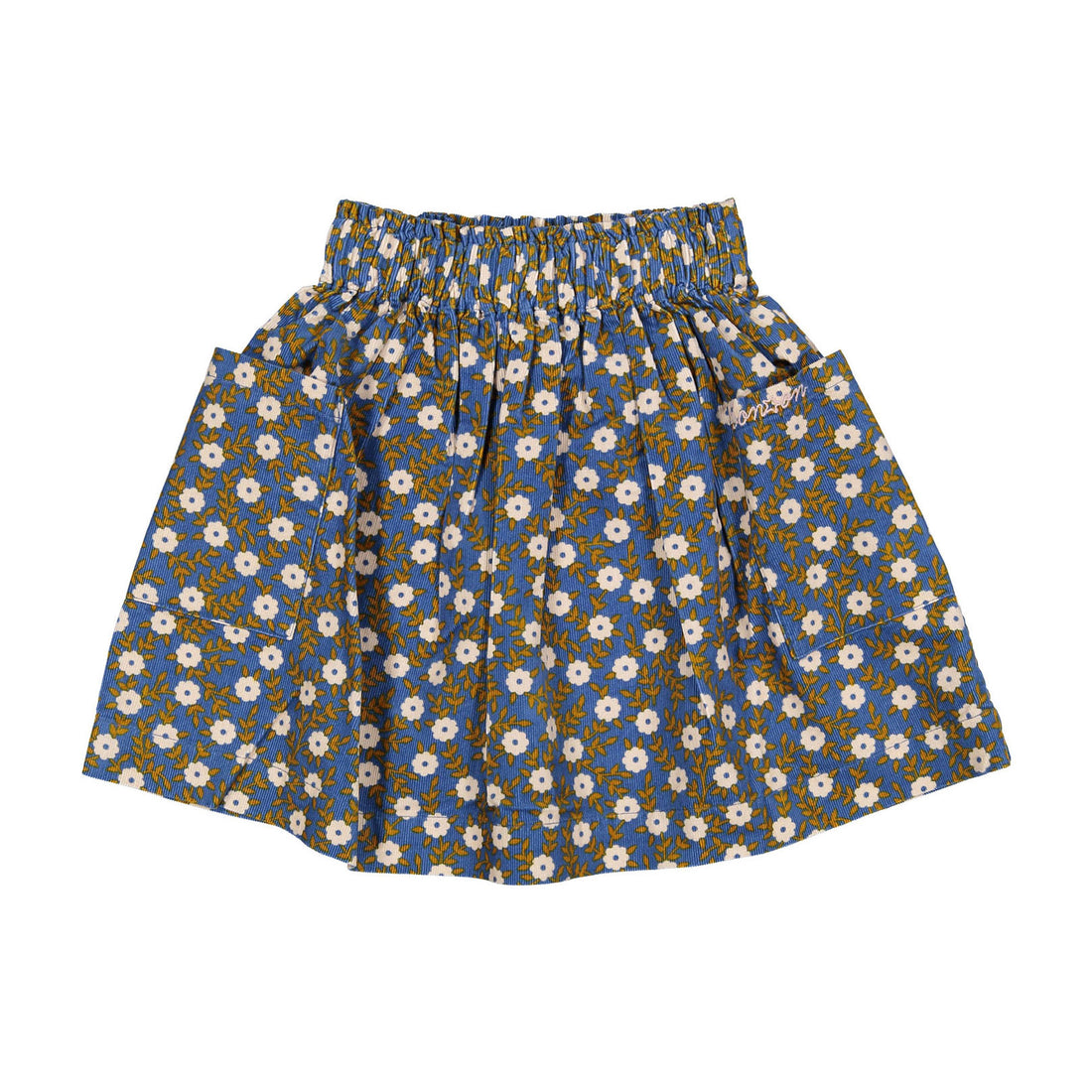Bonton Blue Ruche Skirt