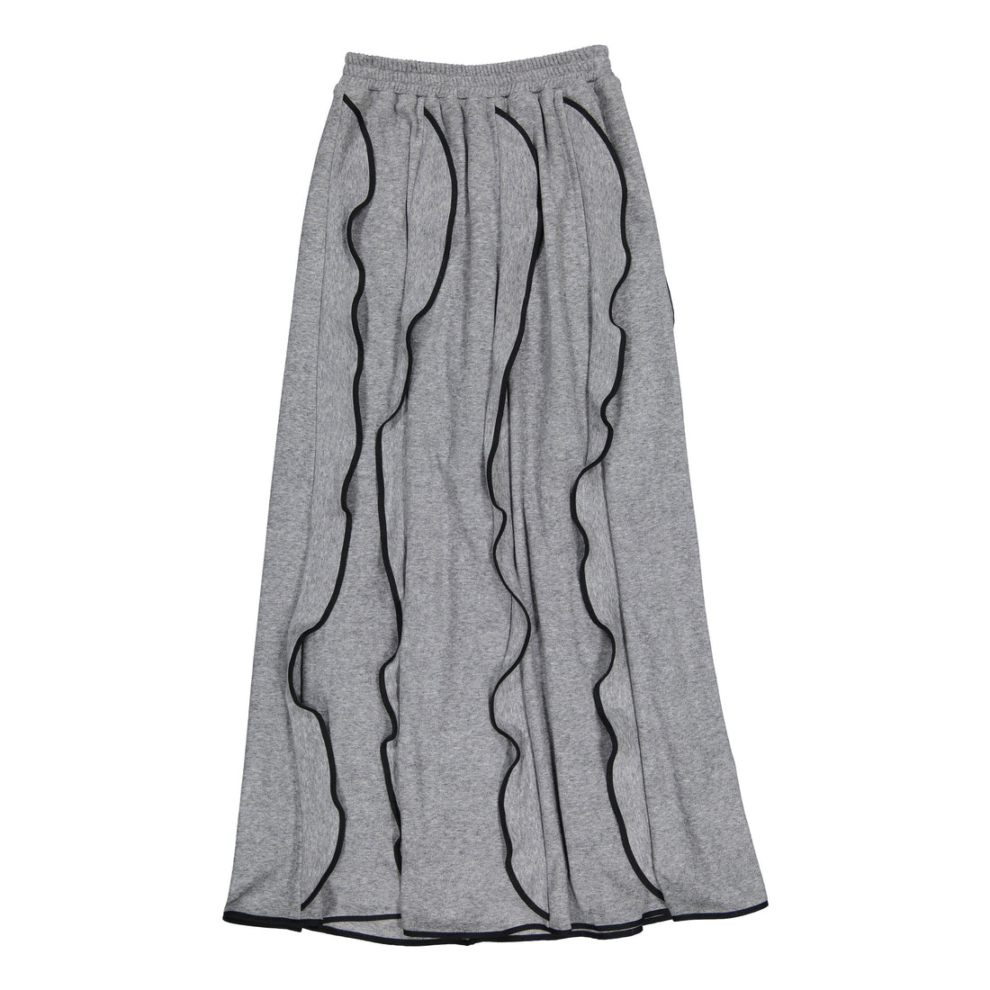 Venera Arapu Grey Paneled Naboopack Skirt