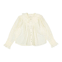 Bonjour Natural Broderie Anglaise Iris Blouse