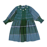 Bonjour Lungi Check Handsmock Dress