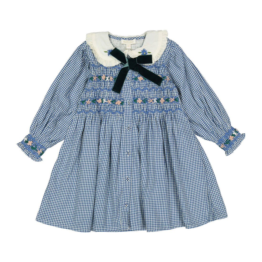 Bonjour Vichy Blue Romantic Long Tunique