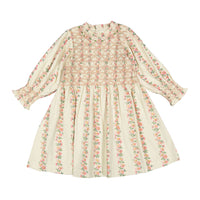 Bonjour Flower Print Handsmock Dress