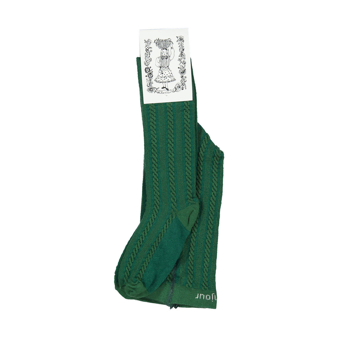 Bonjour Green Torsade Tights