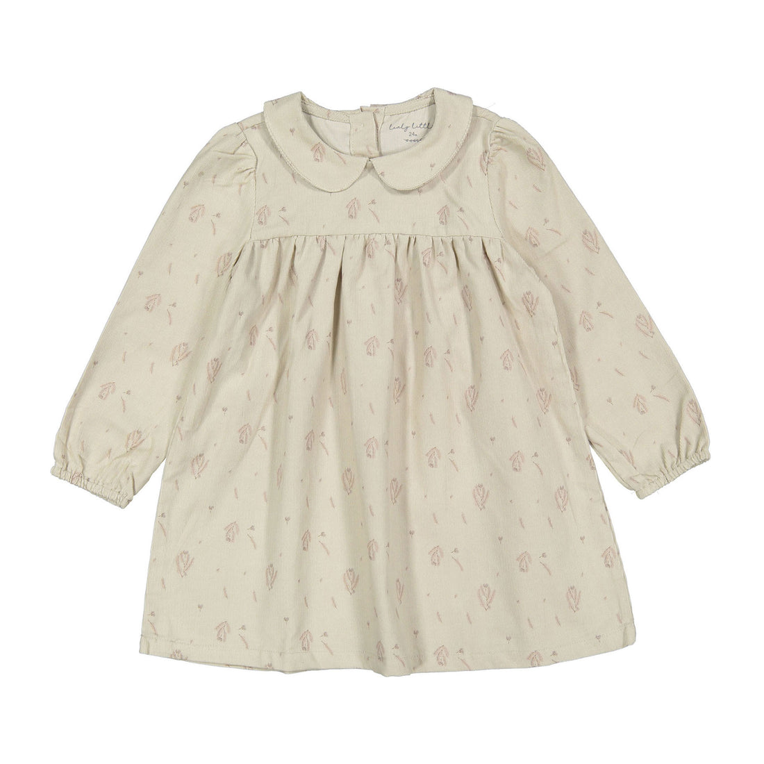 Lovely Littles Corduroy Collar Dress - Ember