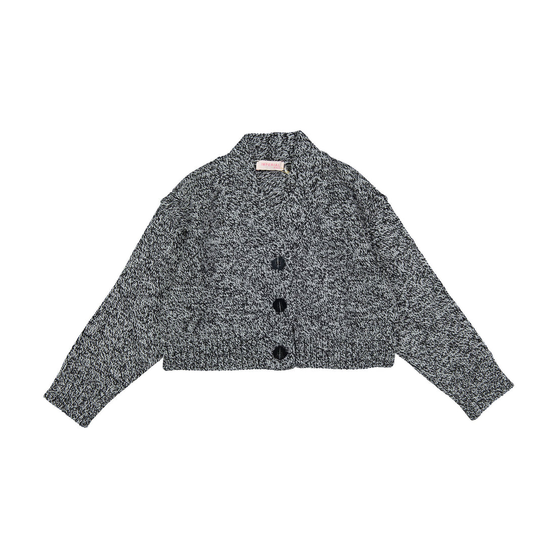 Imperial Black Knitted Cardigan