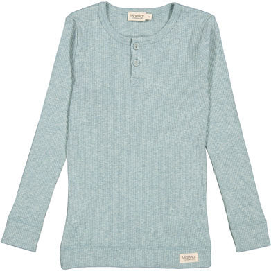 MarMar Copenhagen Pistachio Melange Henley Tee