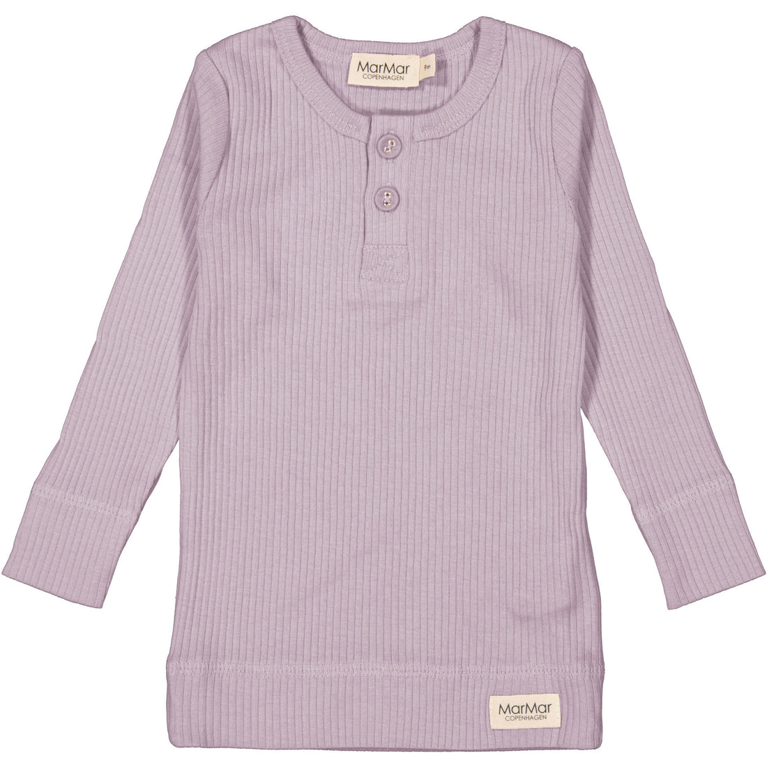 MarMar Copenhagen Lilac Bloom Long Sleeve Henley Tee