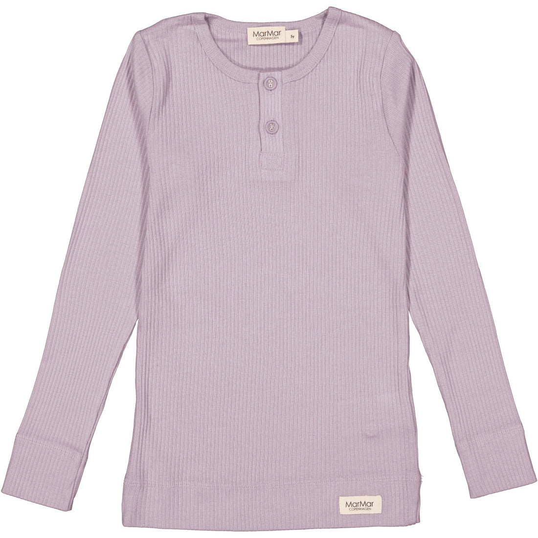 MarMar Copenhagen Lilac Bloom Long Sleeve Henley Tee