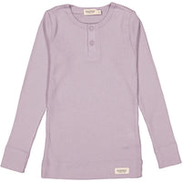 MarMar Copenhagen Lilac Bloom Long Sleeve Henley Tee