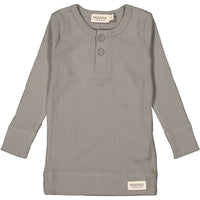 MarMar Copenhagen Warm Stone Long Sleeve Henley Tee