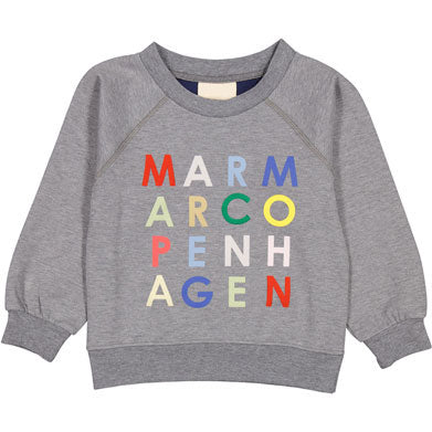 MarMar Copenhagen Multicolor Letters Theos Sweatshirt