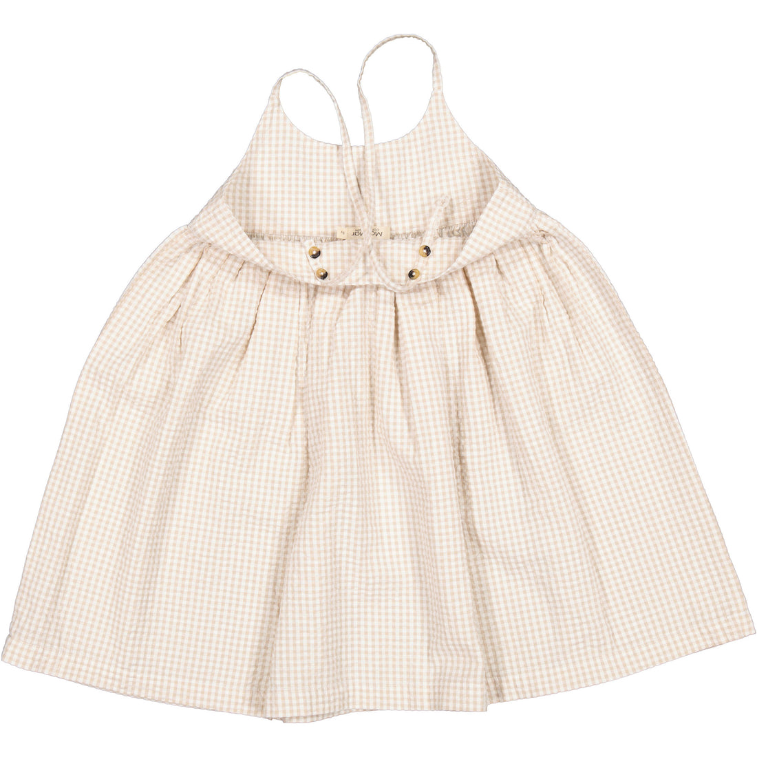 MarMar Copenhagen Grey Sand Gingham Divo Dress
