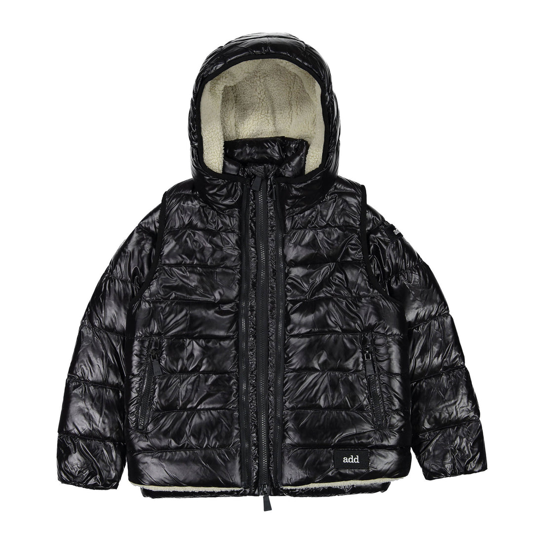 Add Noir Down Vest + Down Jacket
