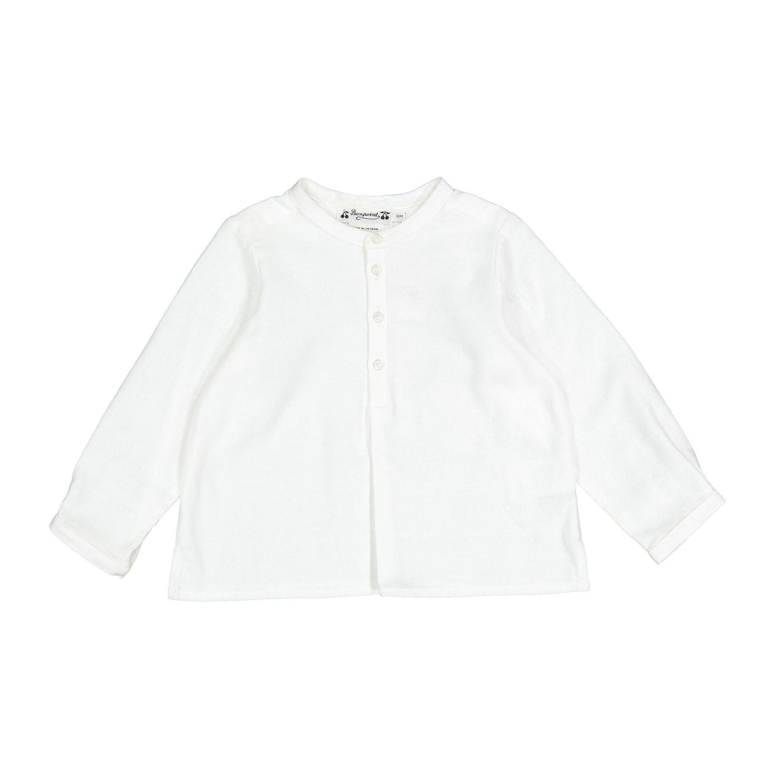 Bonpoint Off White Chemise Polisson Baby Shirt