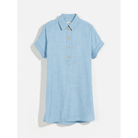 Bellerose Light Blue Bleach Panda Polo Dress
