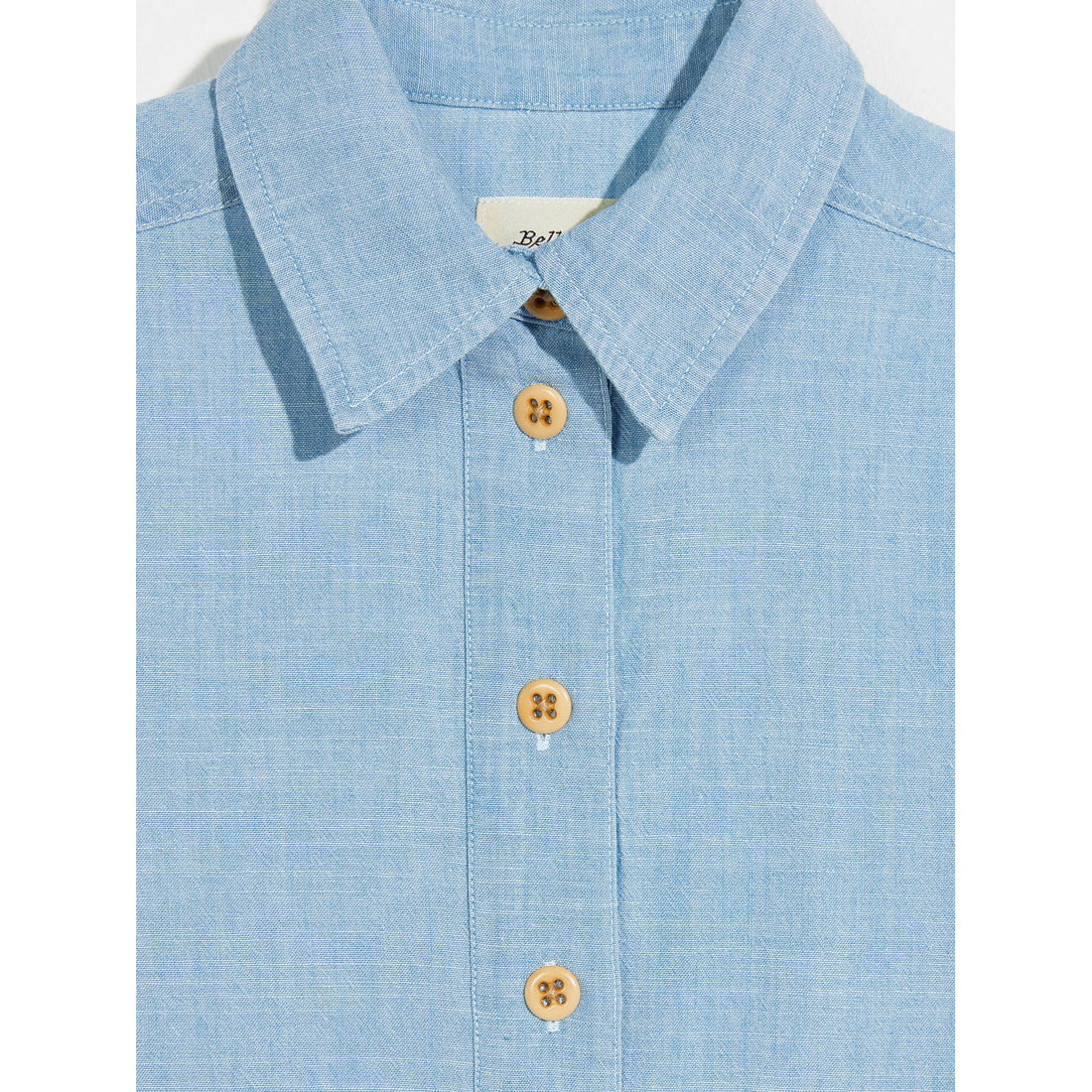 Bellerose Light Blue Bleach Panda Polo Dress