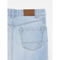 Bellerose Light Blue Bleach Parody Midi Skirt